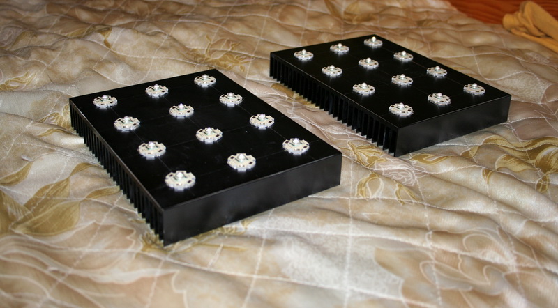 heatsink and leds